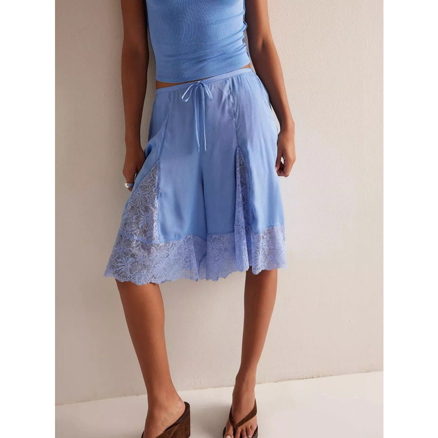 Lace Trimmed Shorts Apparel and Accessories