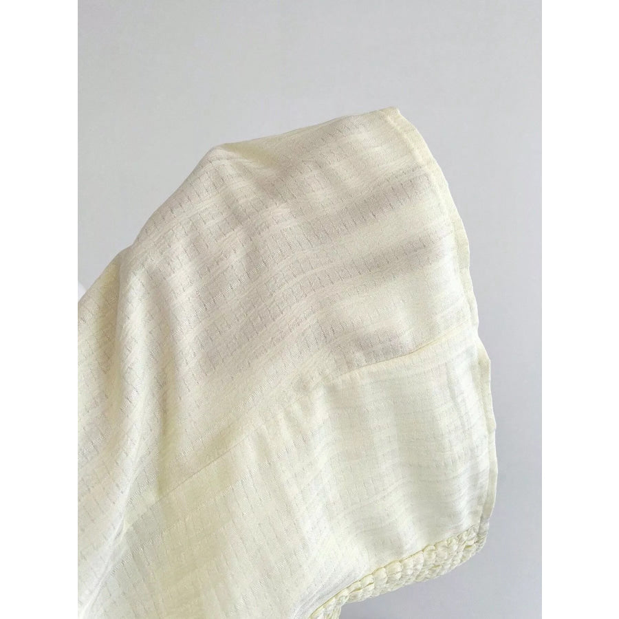 Lace-Trimmed Tie Shoulder Cami Apparel and Accessories