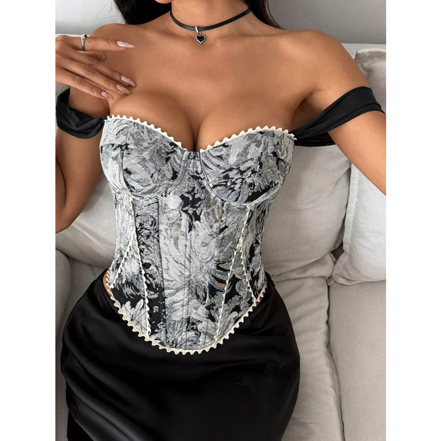 Lace Up Back Printed Cami Apparel and Accessories