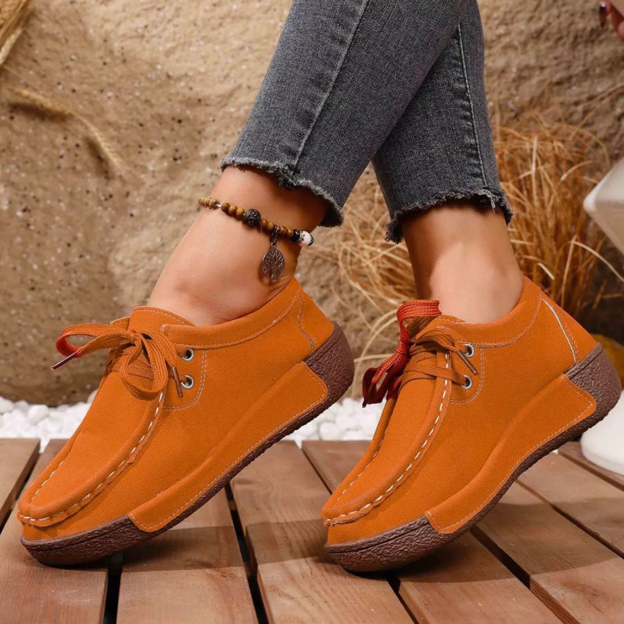 Lace-Up Casual Loafers Apparel and Accessories