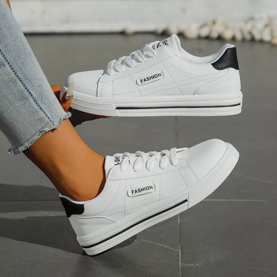 Lace Up Casual Sneakers Apparel and Accessories