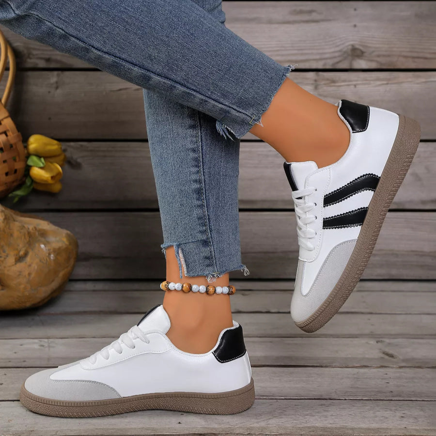 Lace Up Casual Sneakers Apparel and Accessories