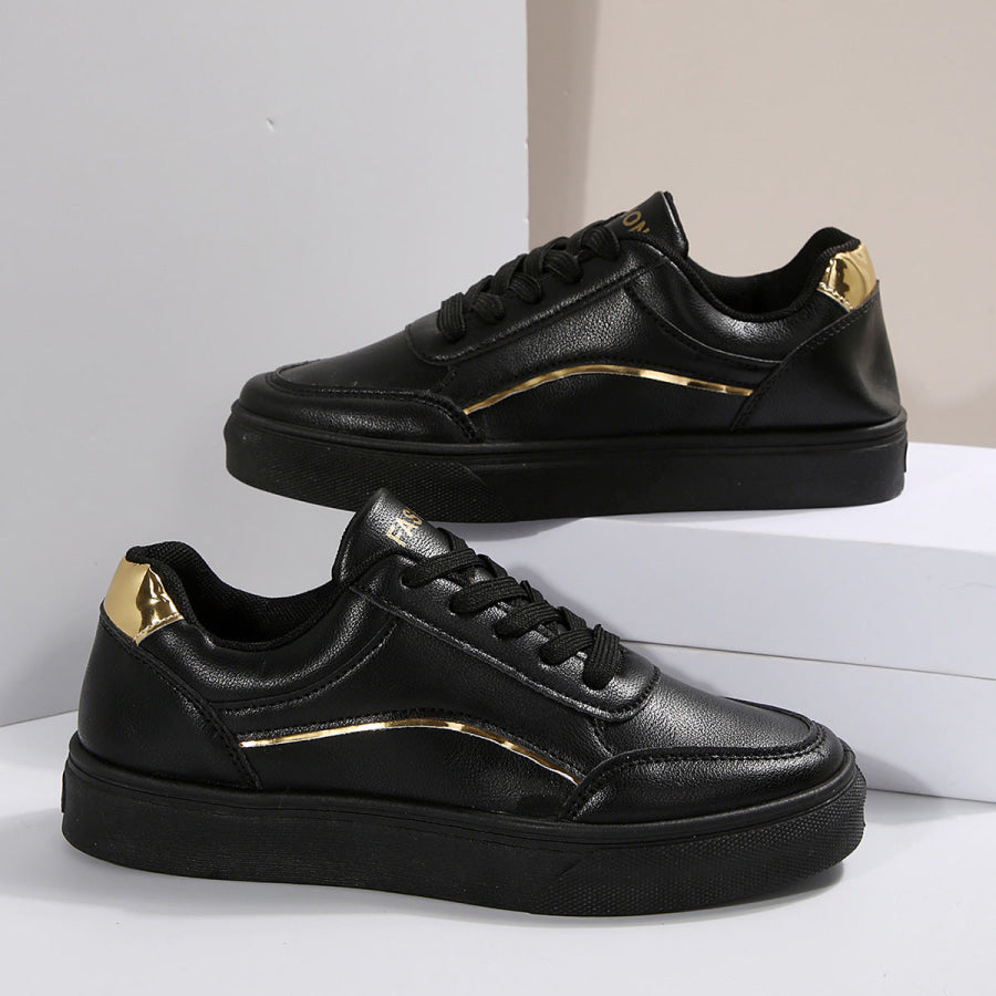 Lace Up Casual Sneakers Apparel and Accessories