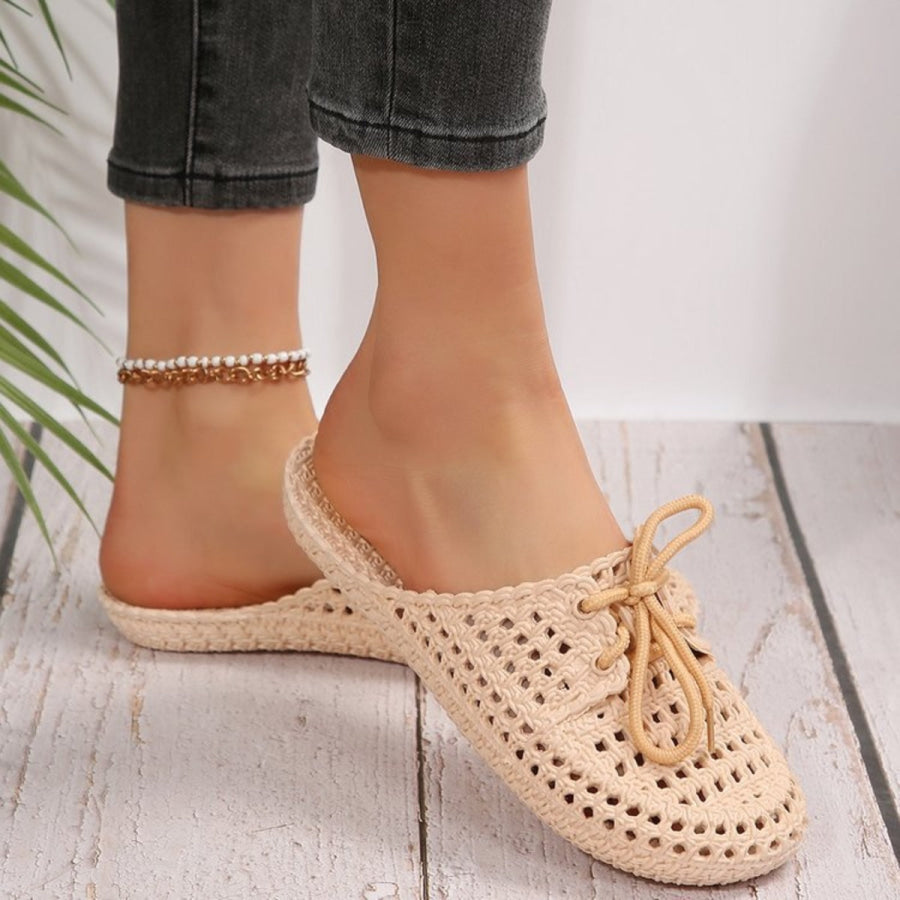 Lace-Up Flat Sandals Apparel and Accessories