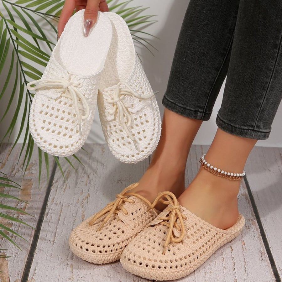 Lace-Up Flat Sandals Apparel and Accessories