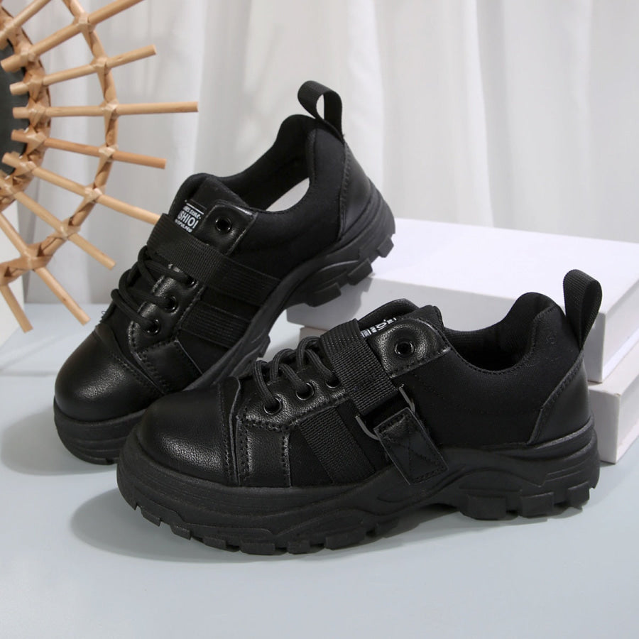 Lace Up Platform Casual Sneakers Apparel and Accessories