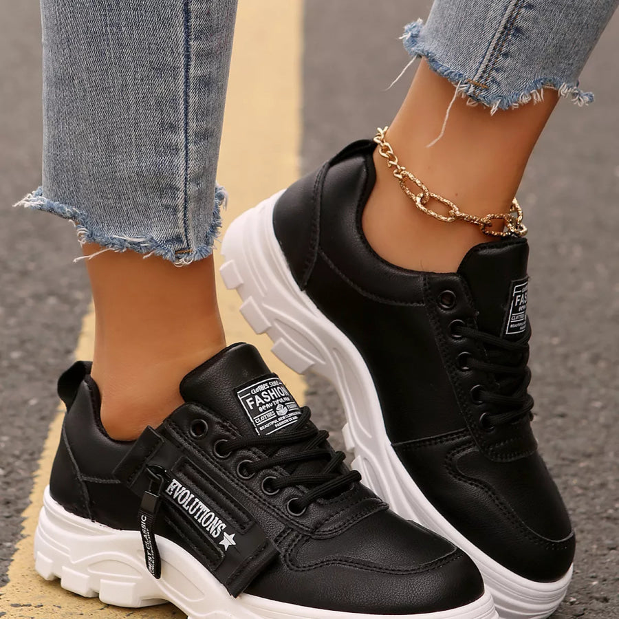 Lace Up Round Toe Athletic Apparel and Accessories
