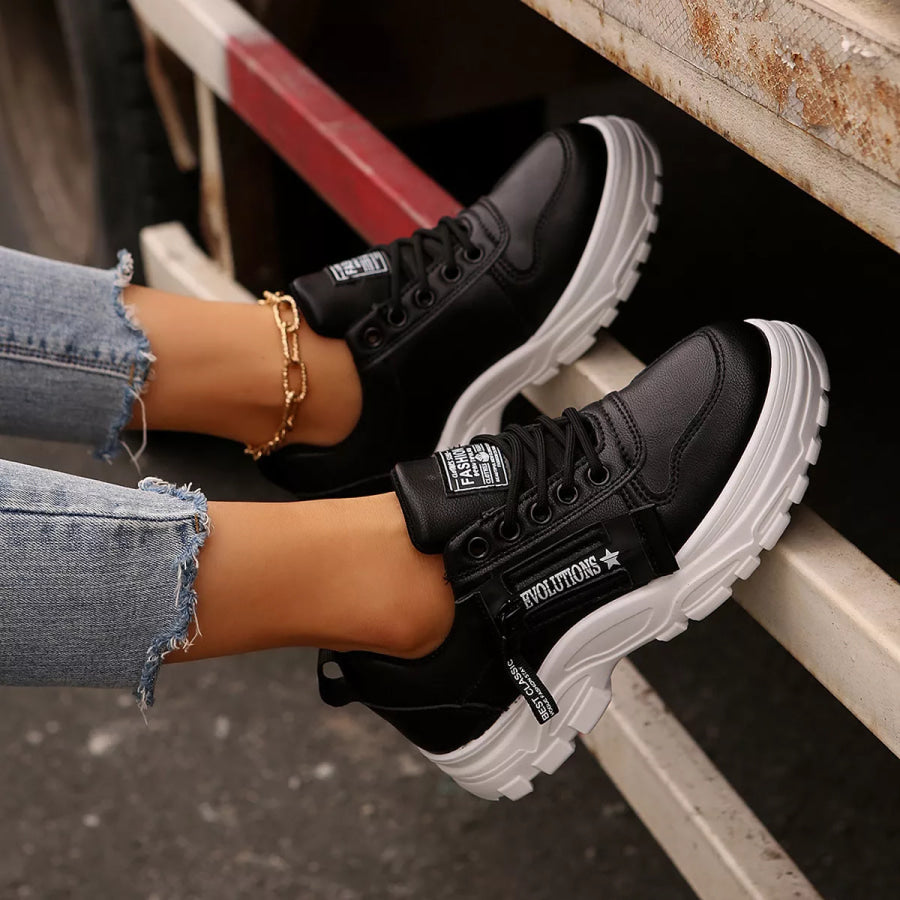 Lace Up Round Toe Athletic Apparel and Accessories