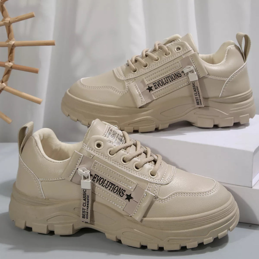 Lace Up Round Toe Athletic Apparel and Accessories