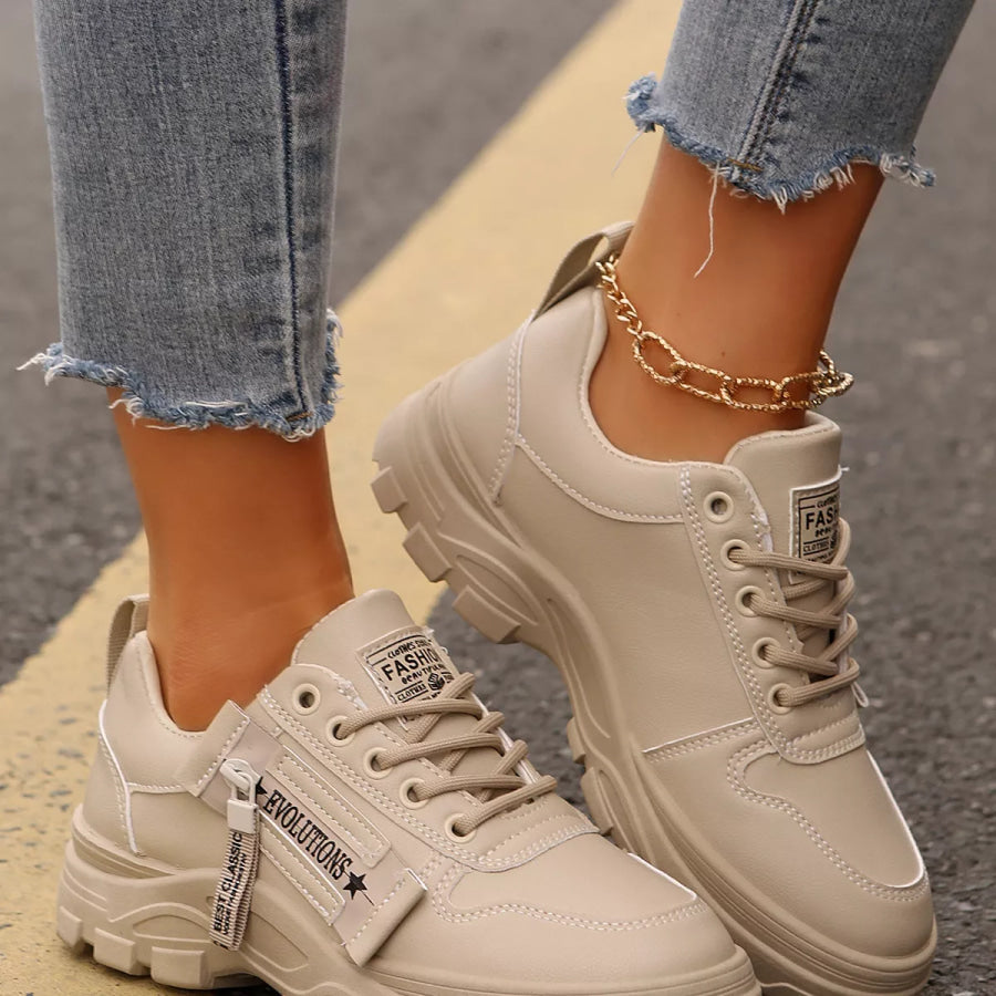 Lace Up Round Toe Athletic Apparel and Accessories