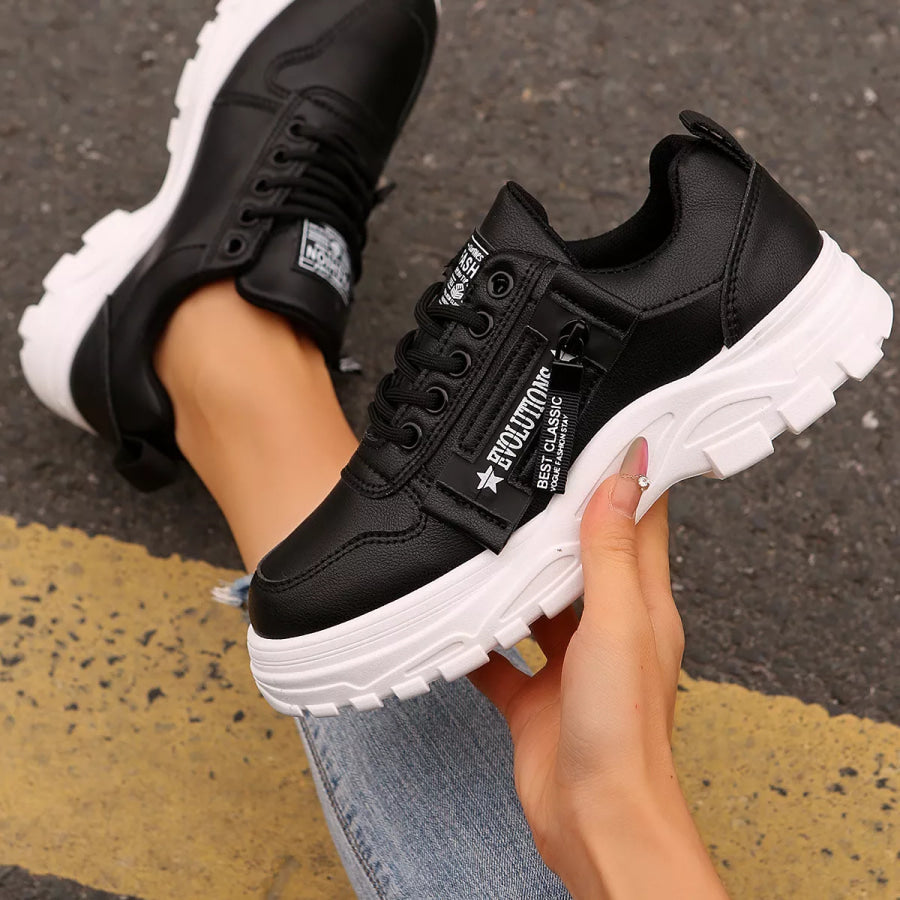 Lace Up Round Toe Athletic Apparel and Accessories