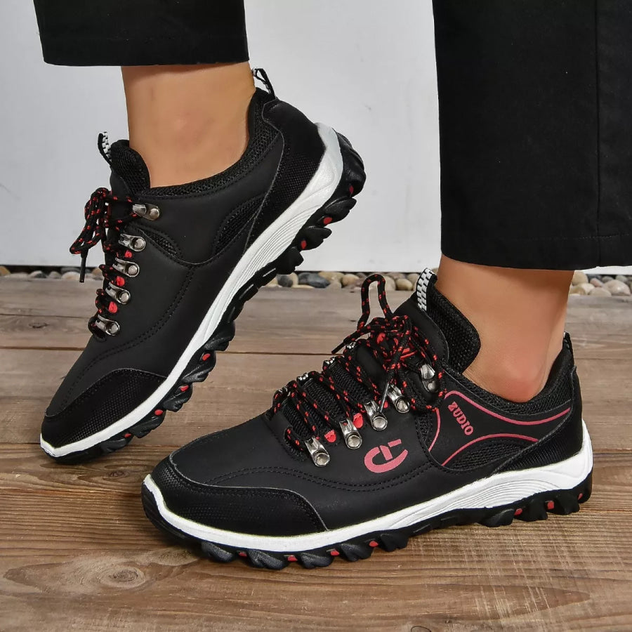 Lace Up Round Toe Sneaker Apparel and Accessories