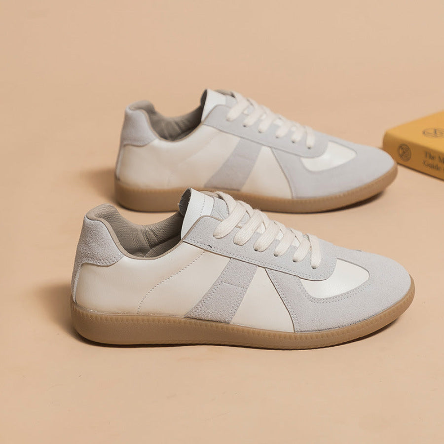 Lace Up Round Toe Sneakers Apparel and Accessories