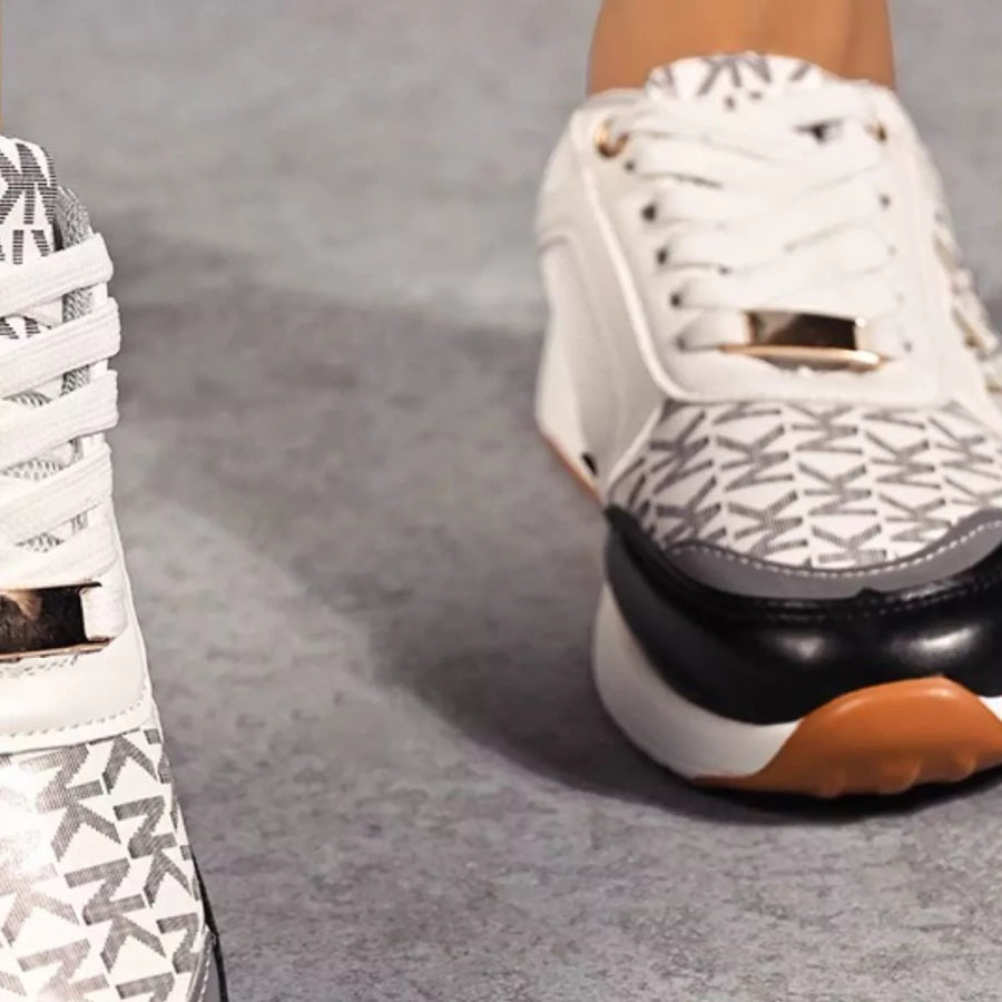 Lace Up Round Toe Sneakers Apparel and Accessories