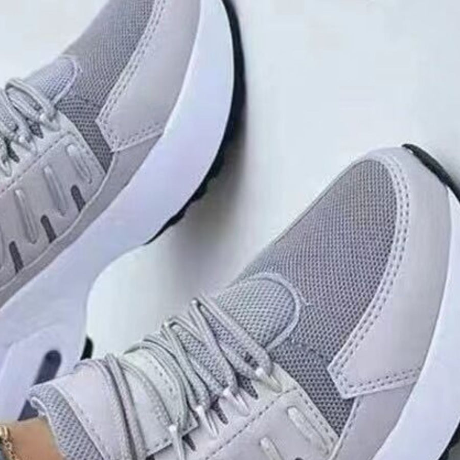 Lace Up Round Toe Sneakers Apparel and Accessories