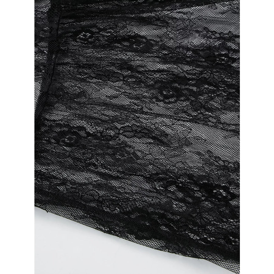 Lace V-Neck Sleeveless Maxi Dress Apparel and Accessories