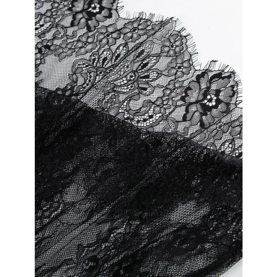 Lace V-Neck Sleeveless Maxi Dress Apparel and Accessories