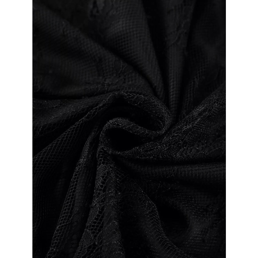 Lace V-Neck Sleeveless Maxi Dress Apparel and Accessories