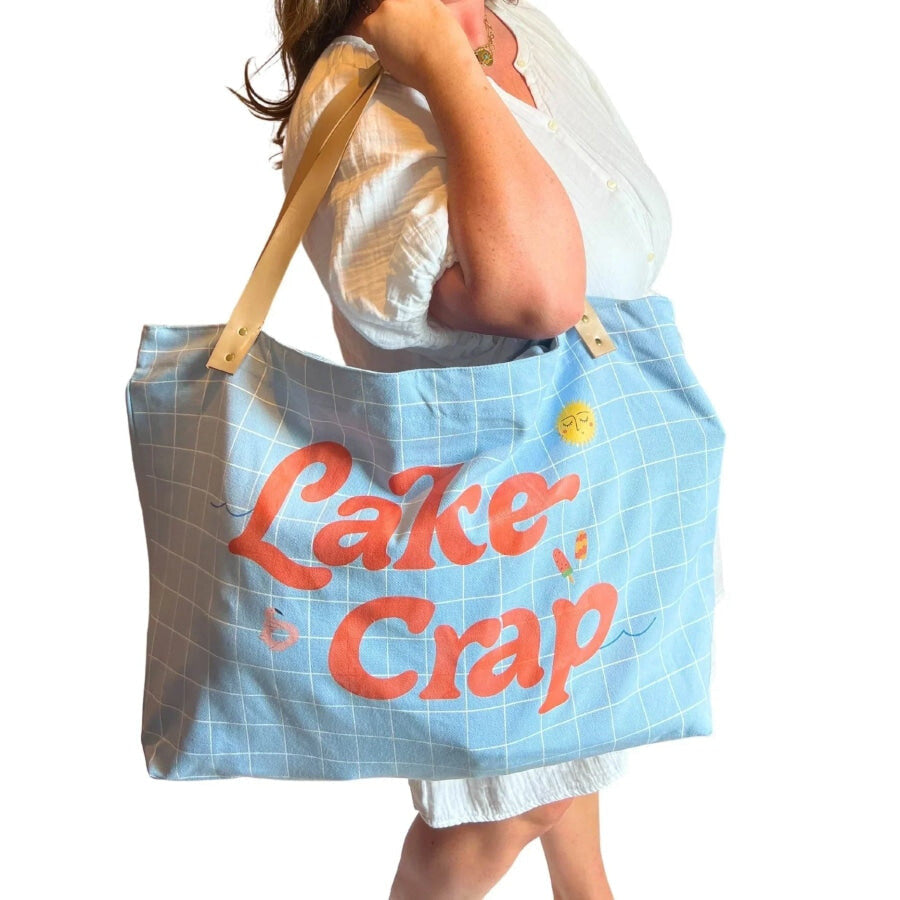 Lake Crap Extra Large Tote Bag Tote Bag