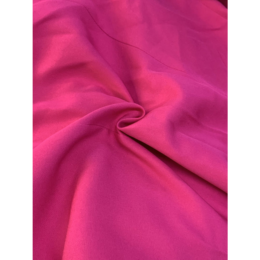 Lapel Collar Long Sleeve Blazer and Shorts Set Apparel and Accessories