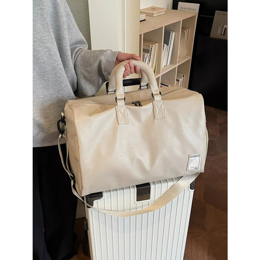 Large Capacity Leather Travel Bag Apparel and Accessories