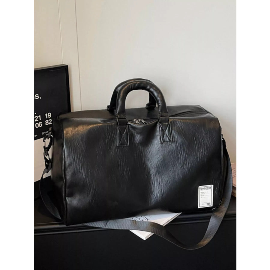 Large Capacity Leather Travel Bag Apparel and Accessories