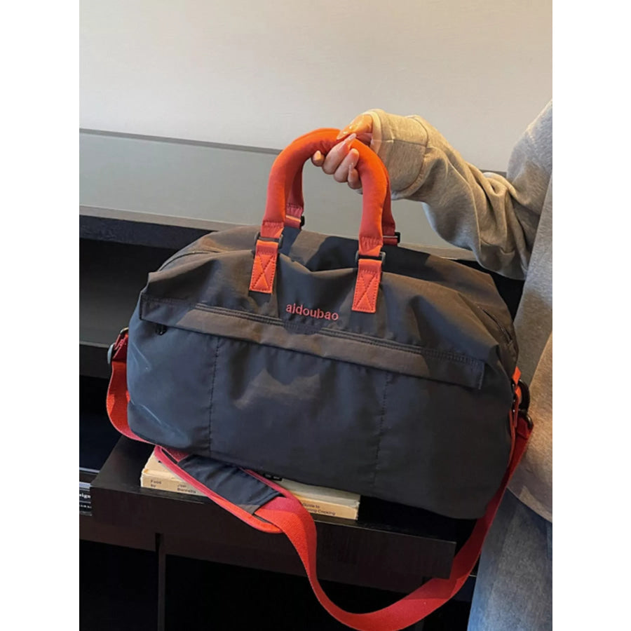 Large Capacity Lightweight Travel Bag Black / One Size Apparel and Accessories