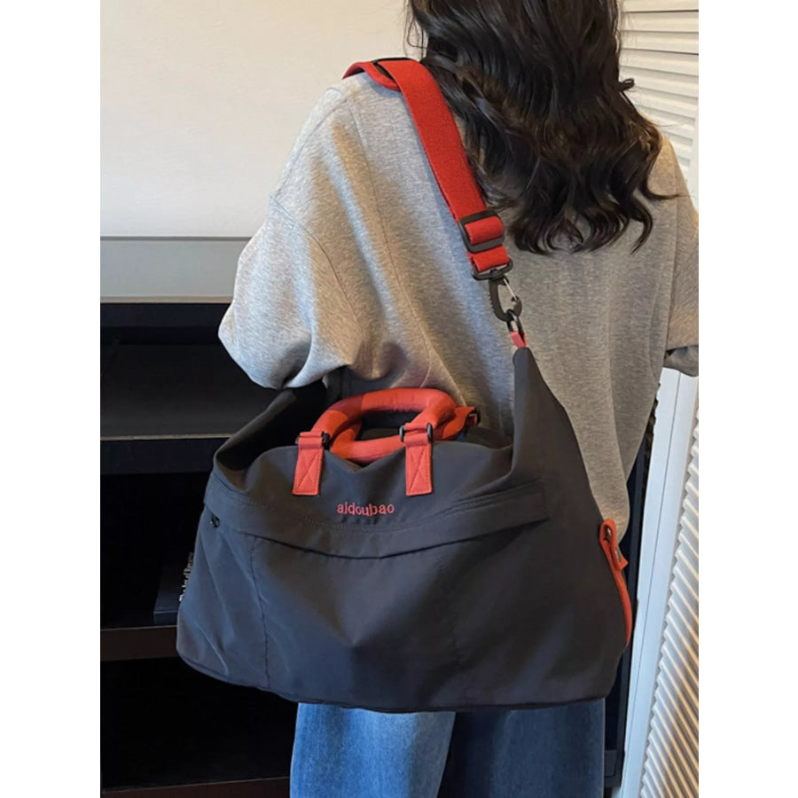 Large Capacity Lightweight Travel Bag Black / One Size Apparel and Accessories