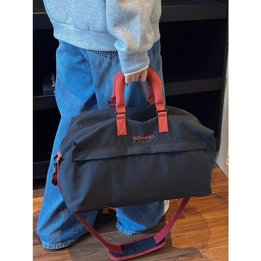 Large Capacity Lightweight Travel Bag Black / One Size Apparel and Accessories