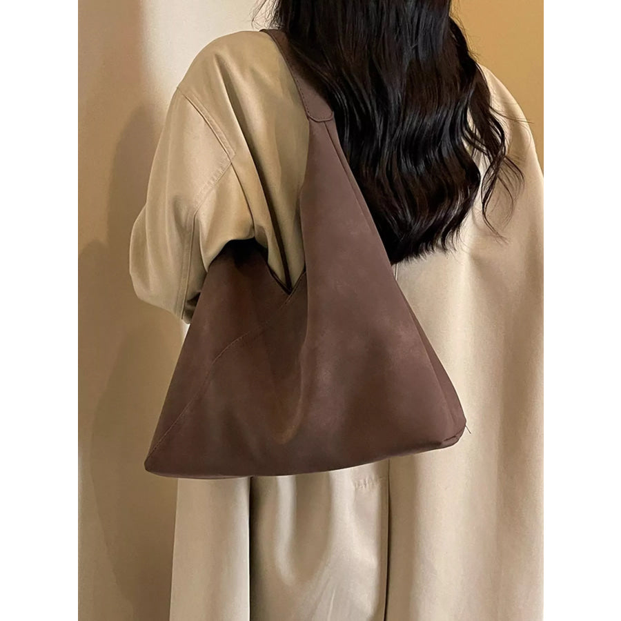 Large Capacity Slouchy Shoulder Bag Brown / onesize Apparel and Accessories