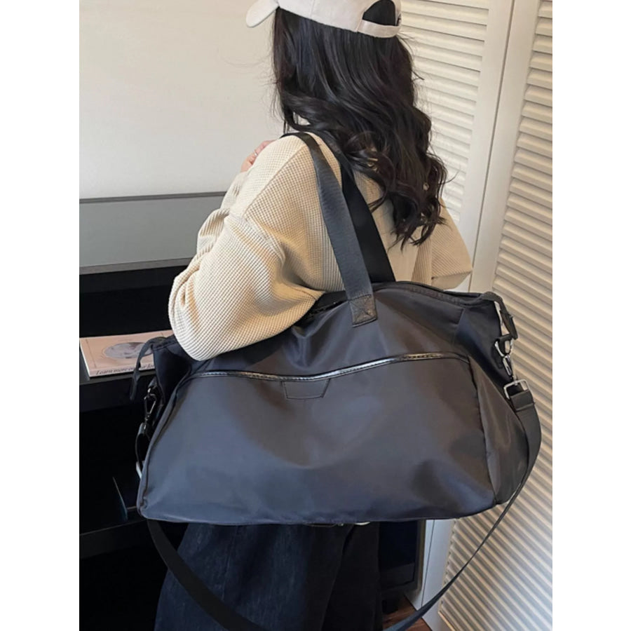 Large Capacity Travel Bag Black / One Size Apparel and Accessories