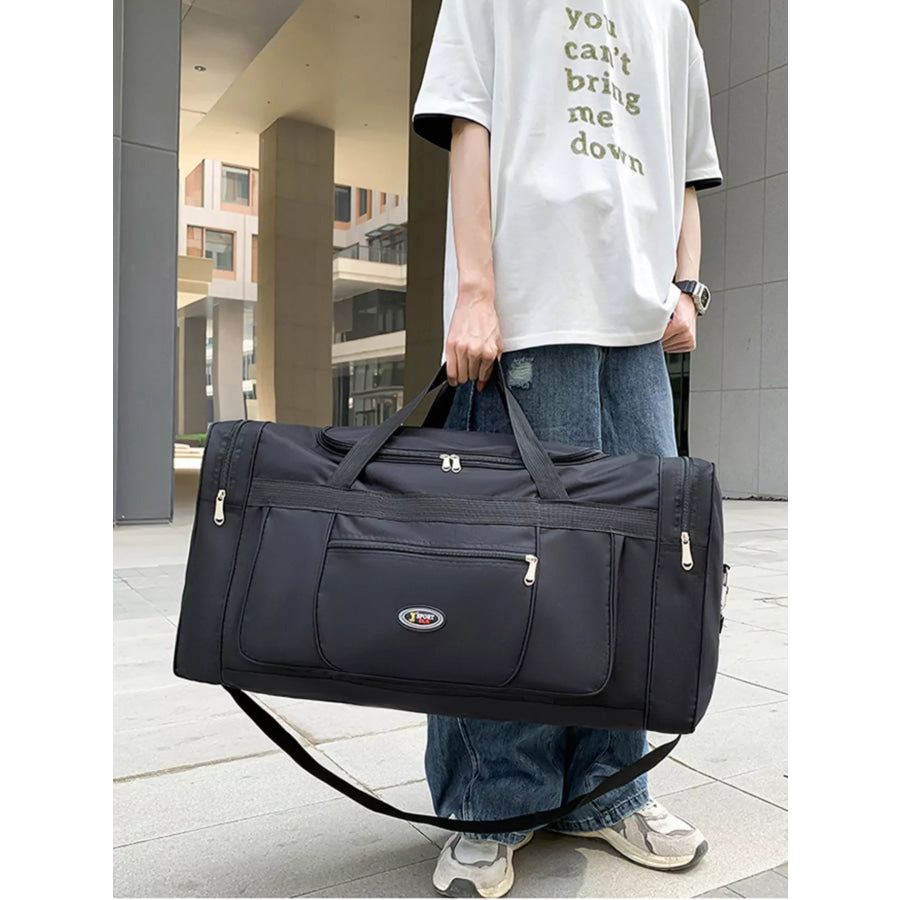 Large Capacity Travel Bag Black / One Size Apparel and Accessories
