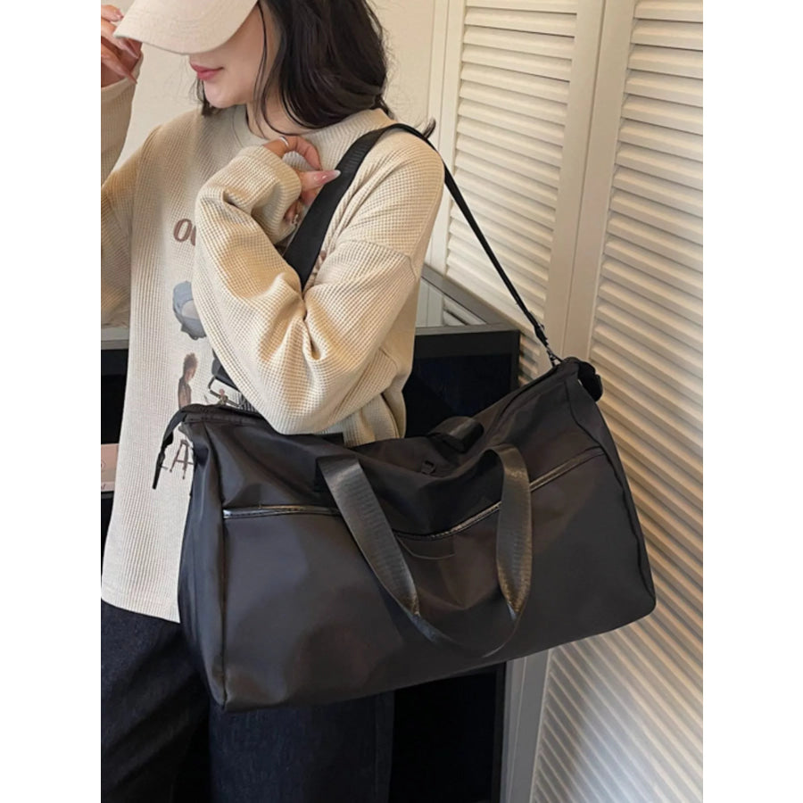 Large Capacity Travel Bag Black / One Size Apparel and Accessories