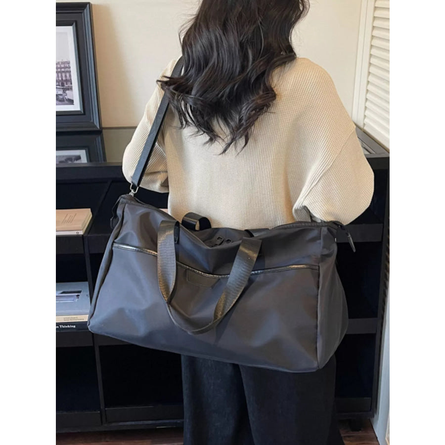 Large Capacity Travel Bag Black / One Size Apparel and Accessories