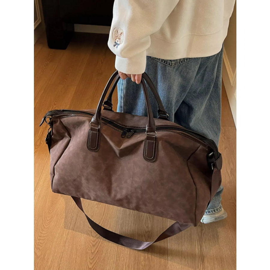 Large Capacity Travel Bag Chocolate / onesize Apparel and Accessories