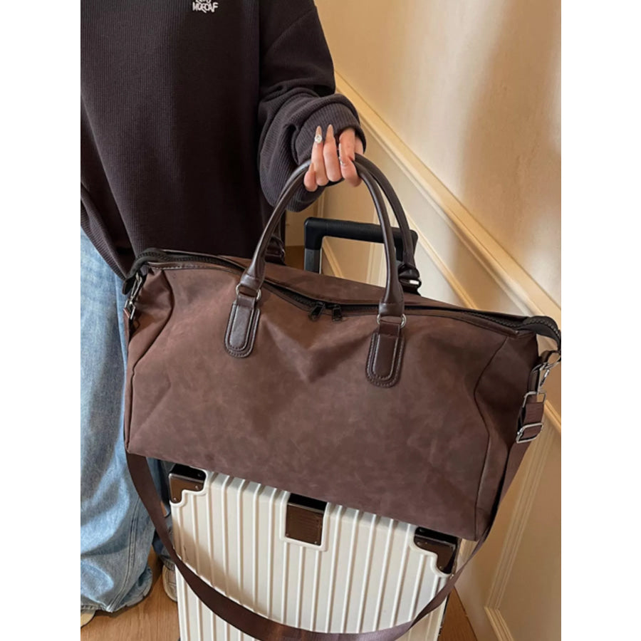 Large Capacity Travel Bag Chocolate / onesize Apparel and Accessories