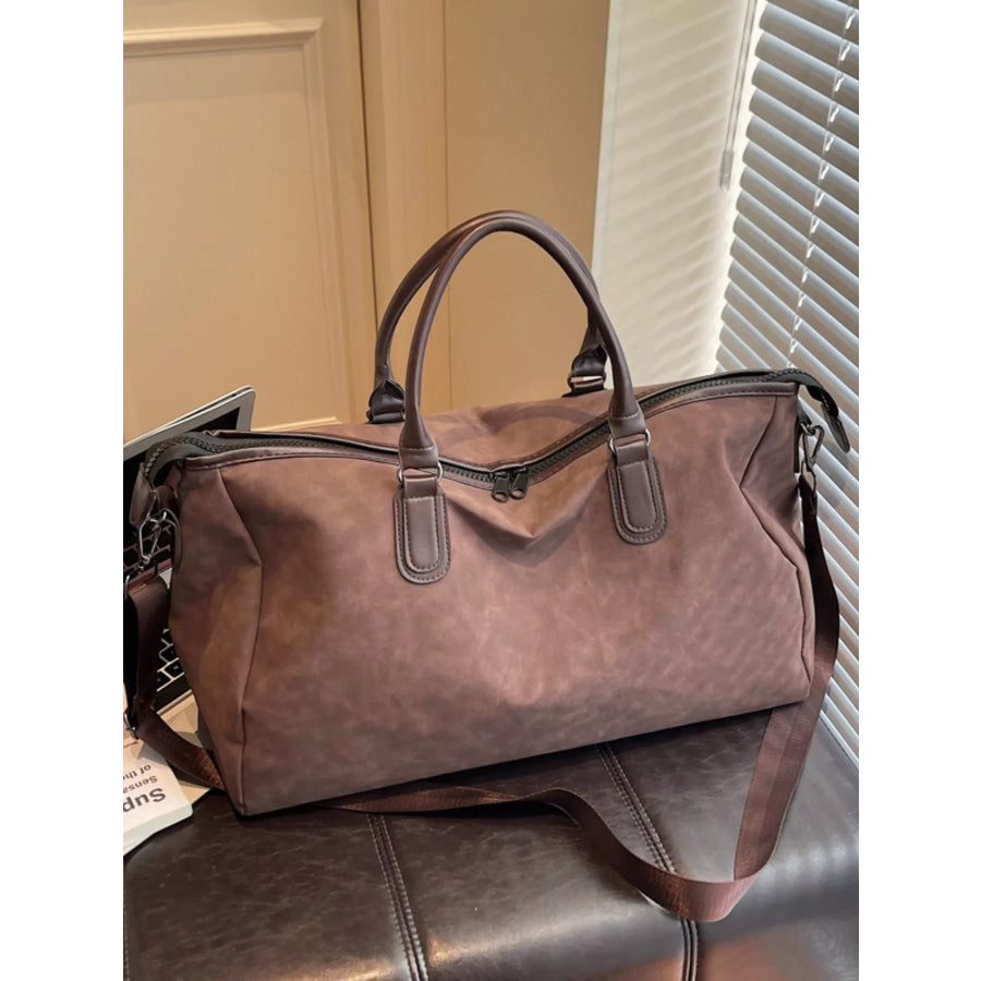 Large Capacity Travel Bag Chocolate / onesize Apparel and Accessories