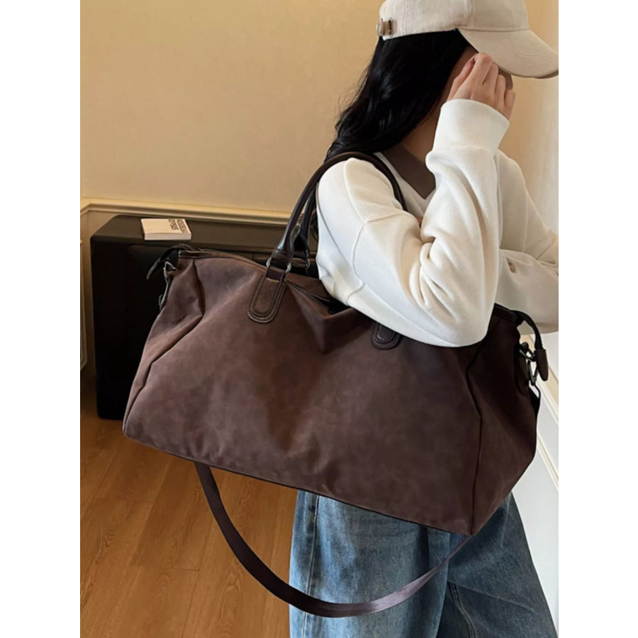 Large Capacity Travel Bag Chocolate / onesize Apparel and Accessories
