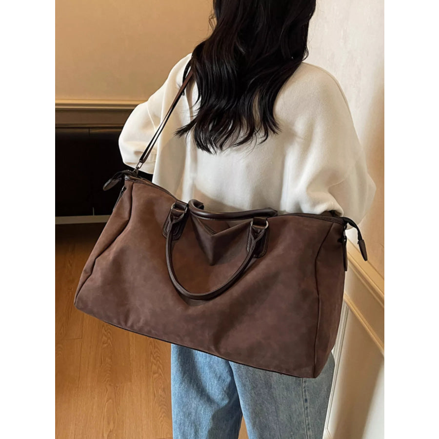 Large Capacity Travel Bag Chocolate / onesize Apparel and Accessories