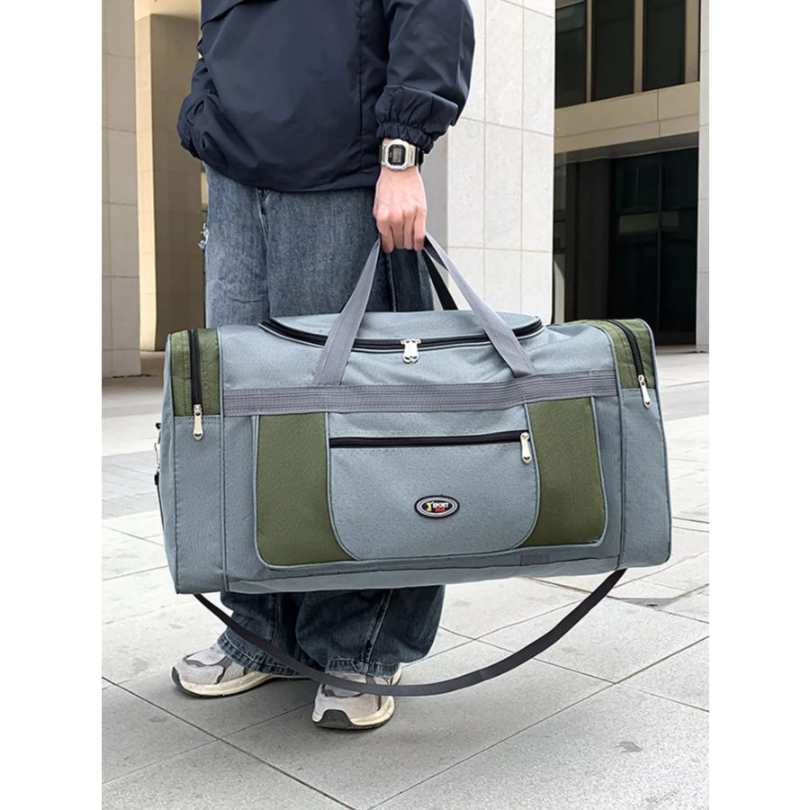 Large Capacity Travel Bag Gray / One Size Apparel and Accessories