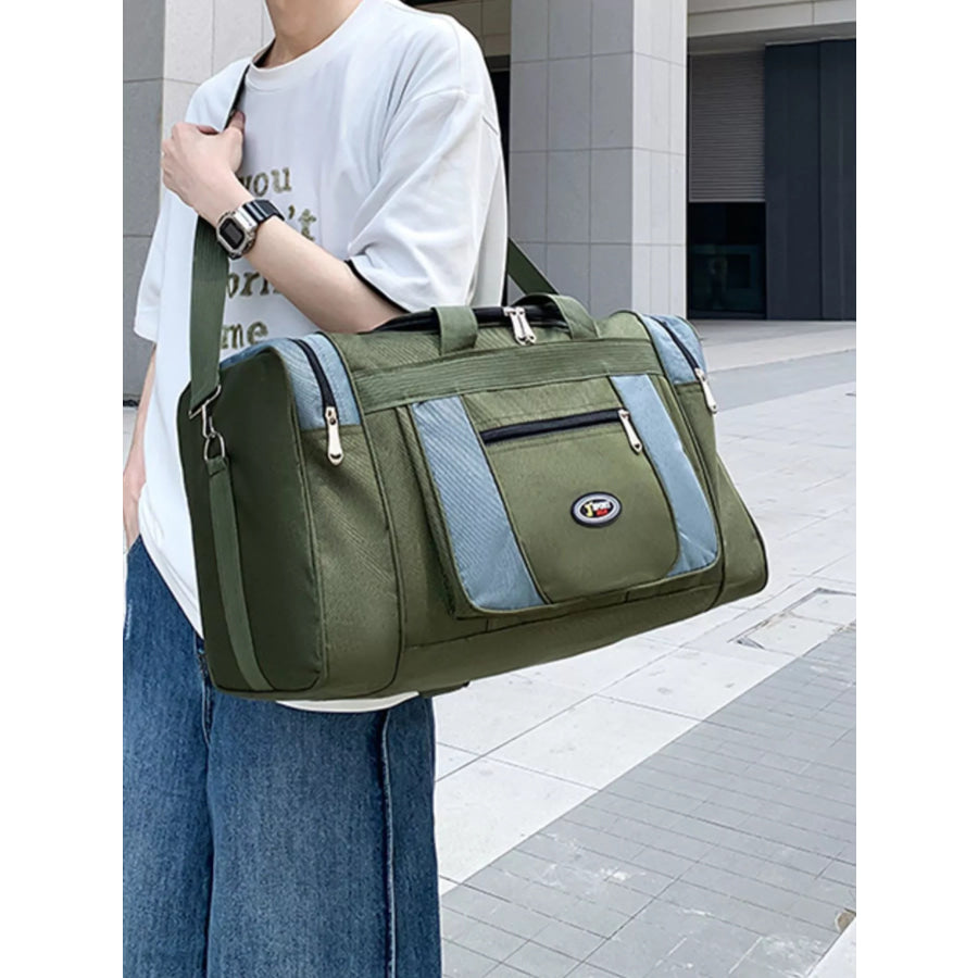 Large Capacity Travel Bag Green / One Size Apparel and Accessories