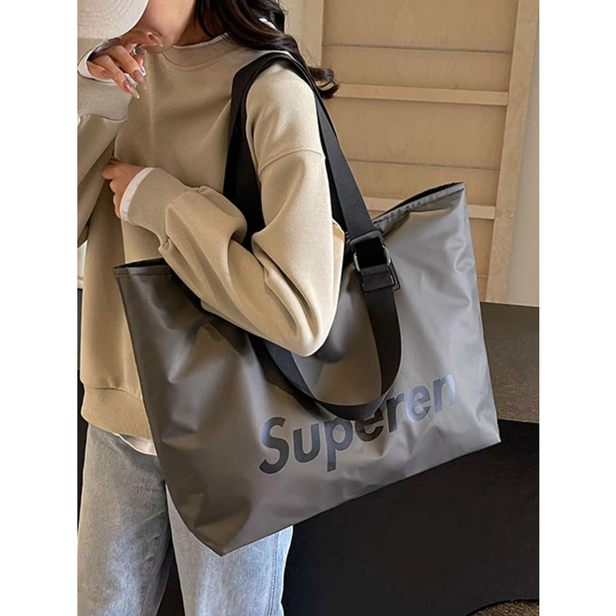 Large Capacity Travel Shoulder Bag Gray / onesize Apparel and Accessories