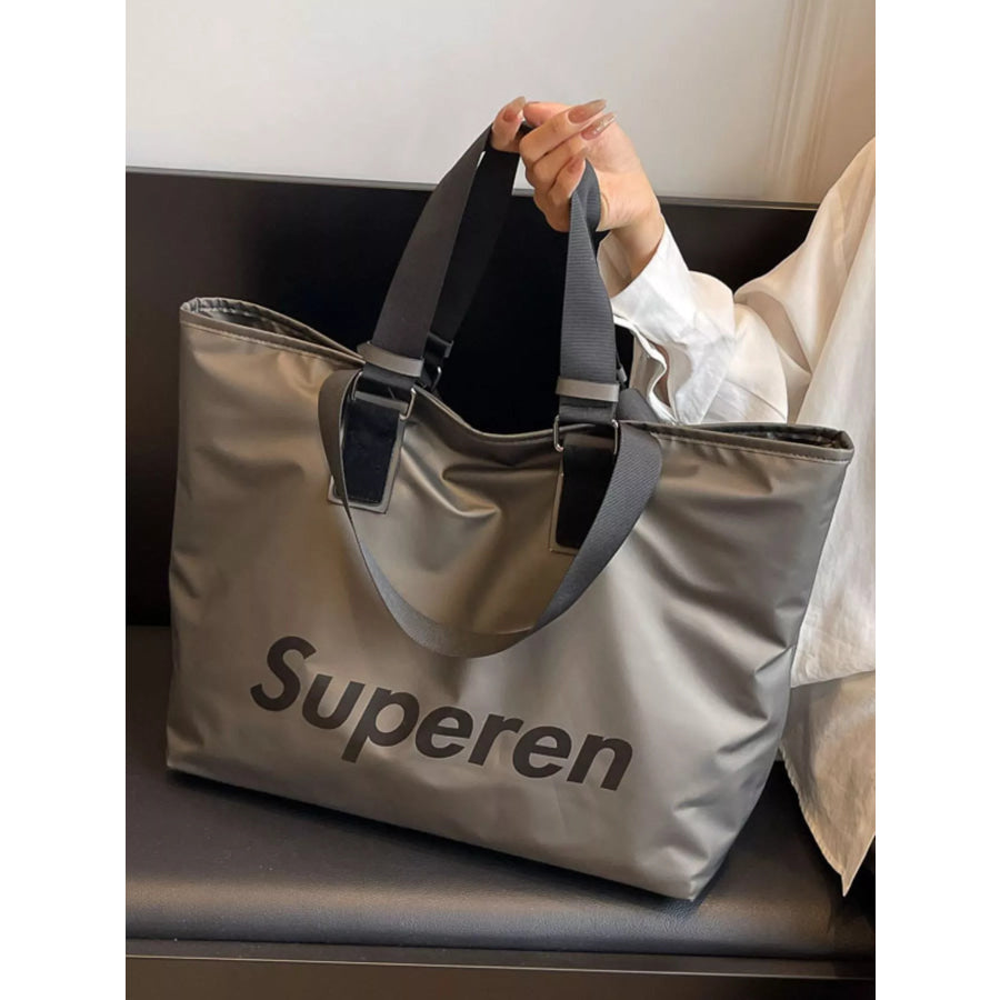 Large Capacity Travel Shoulder Bag Gray / onesize Apparel and Accessories