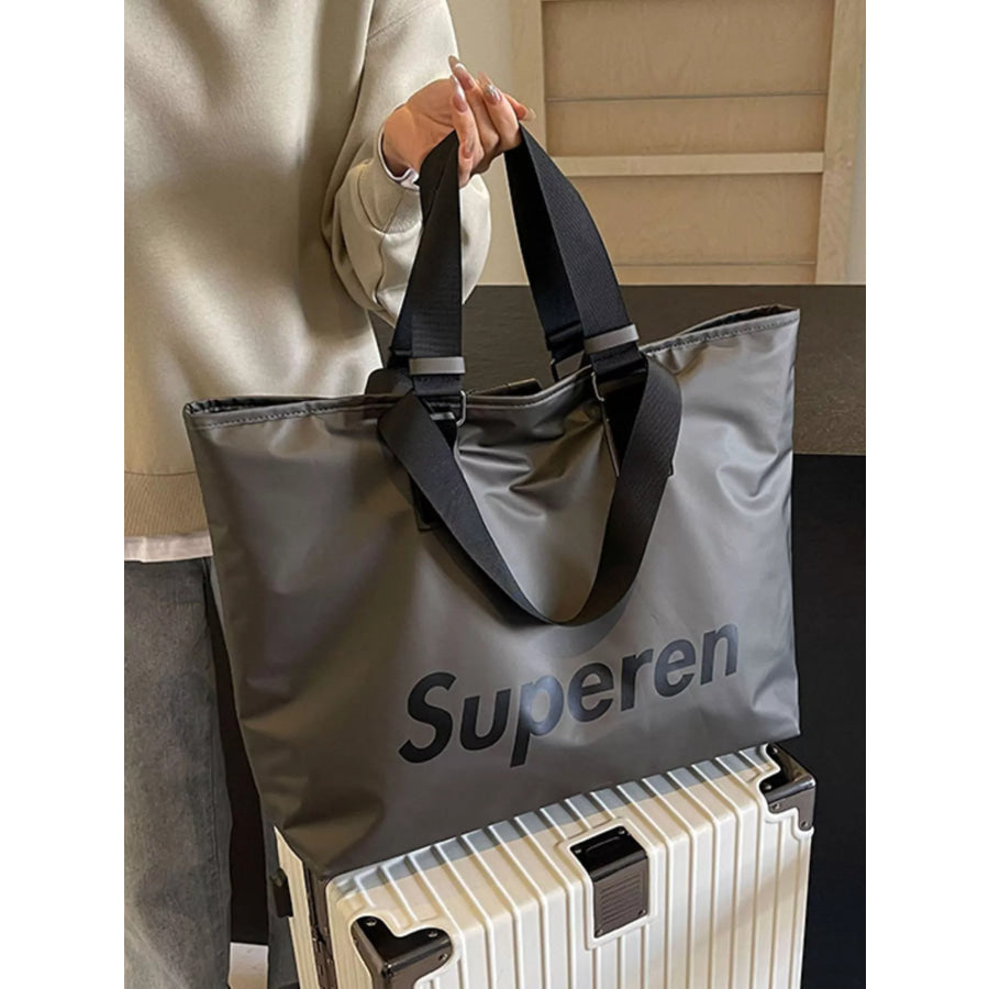 Large Capacity Travel Shoulder Bag Gray / onesize Apparel and Accessories