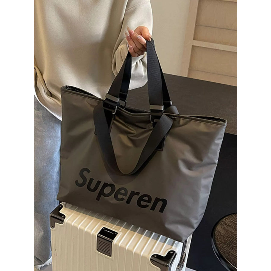 Large Capacity Travel Shoulder Bag Gray / onesize Apparel and Accessories