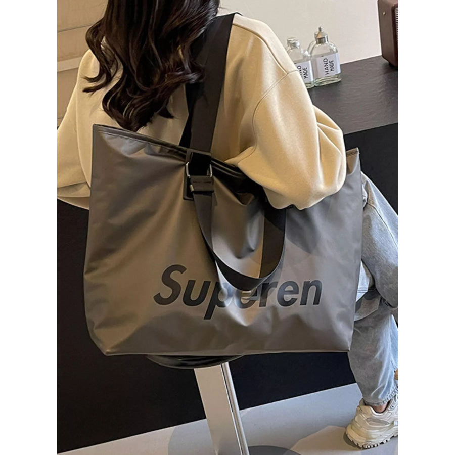 Large Capacity Travel Shoulder Bag Gray / onesize Apparel and Accessories
