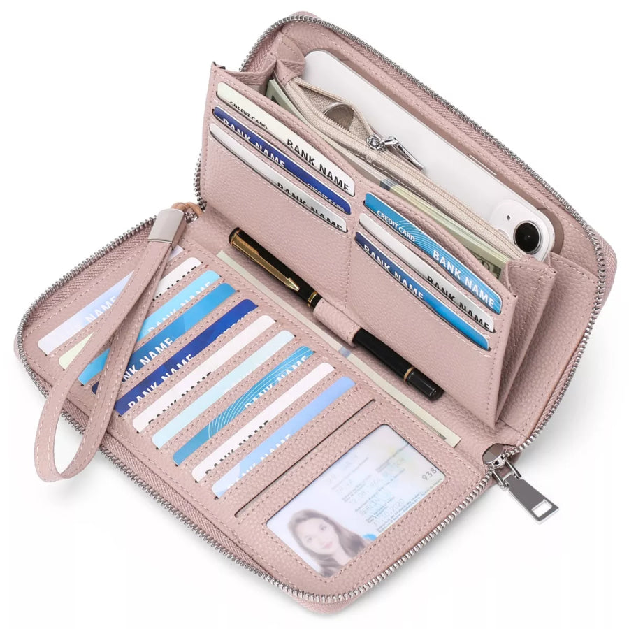 Large Capacity Wallet Dusty Pink / ONESIZE Apparel and Accessories