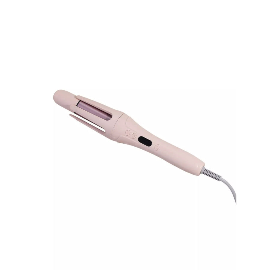 Large Wave Automatic Rotating Curling Iron with 4-Level Temperature Control Watermelon pink / European plug Apparel and Accessories