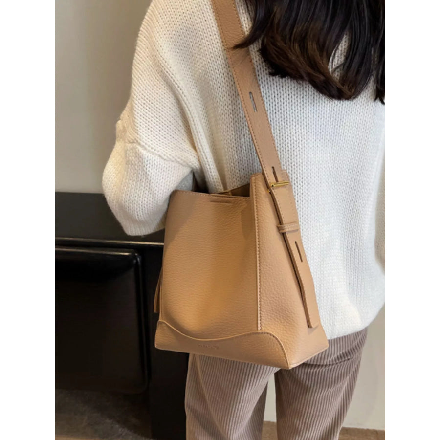 Leather Adjustable Strap Crossbody Bag Apparel and Accessories