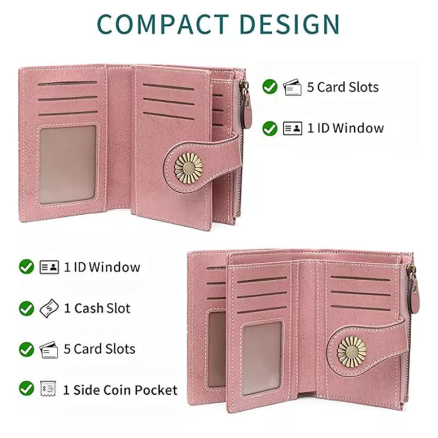 Leather Bifold Wallet Apparel and Accessories